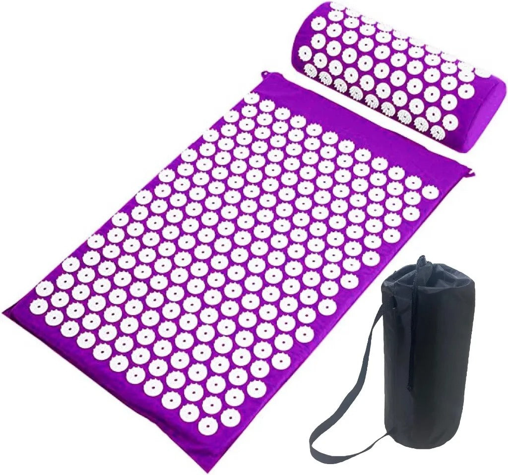 Stress & Pain Relieving Acupressure Mat + Free Pillow