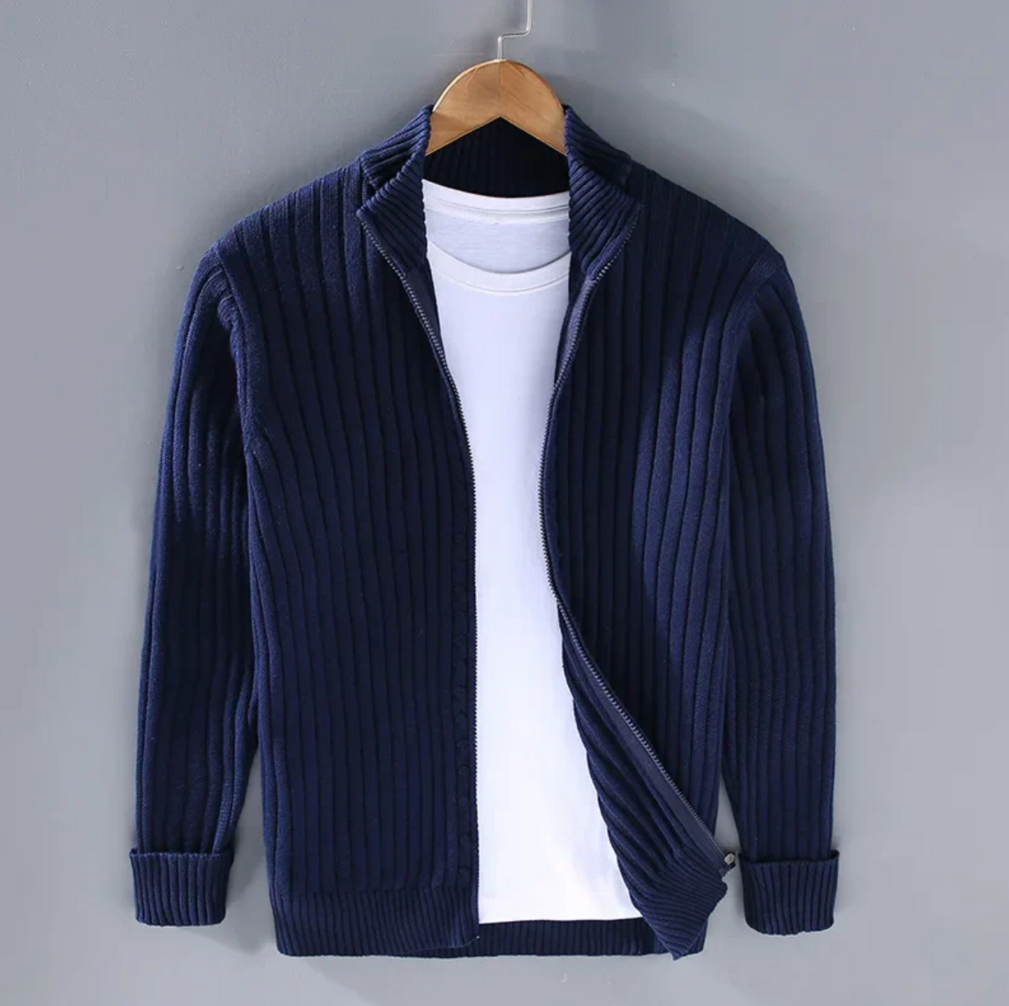 Massimo Merino Zip Cardigan