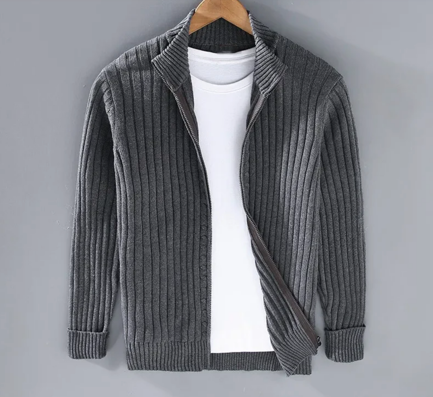 Massimo Merino Zip Cardigan