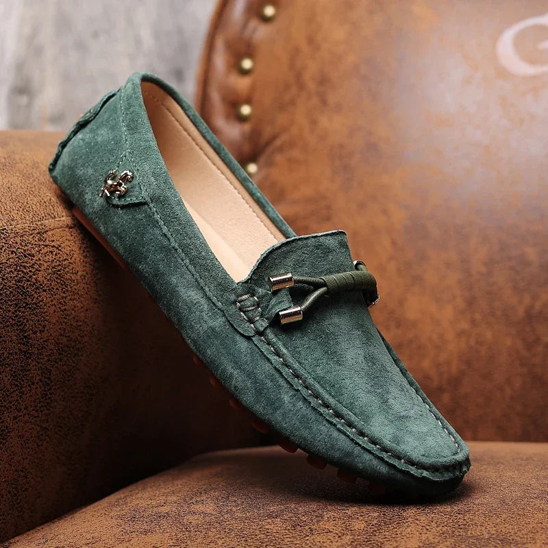 Claude Monet Leather Loafers