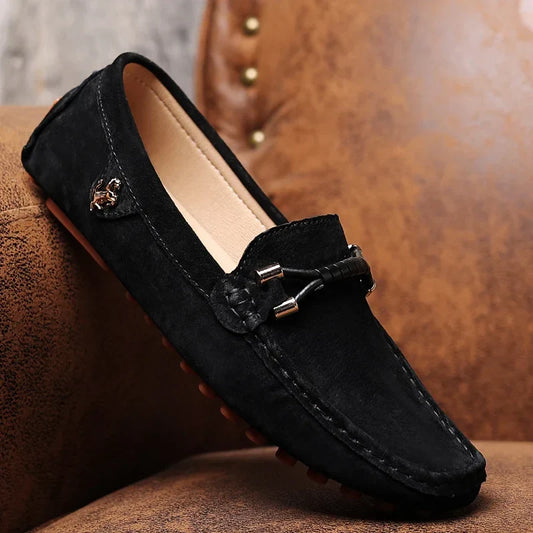 Claude Monet Leather Loafers