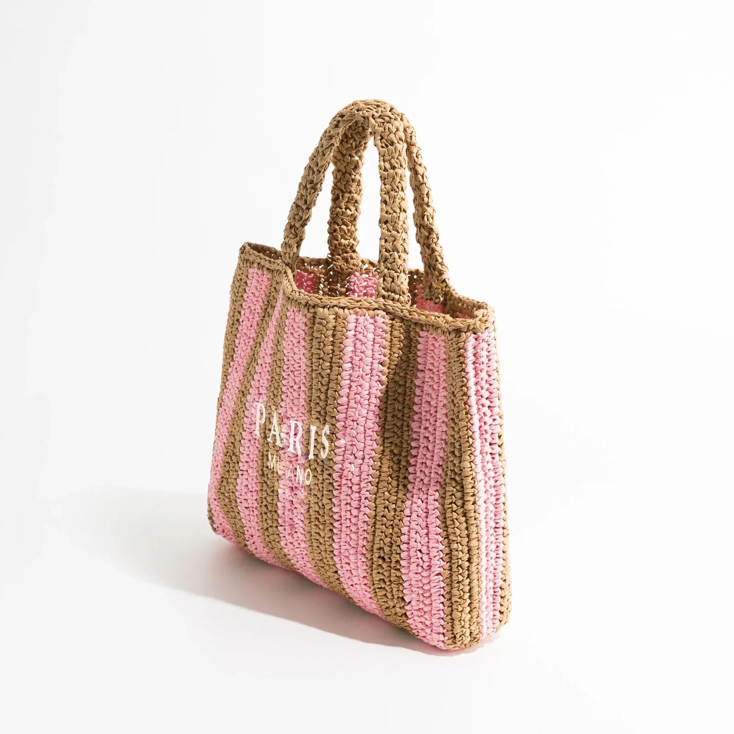 Handwoven Straw Beach Tote