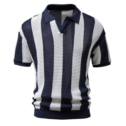 FLORENCE MEN'S STRIPED POLO SHIRT