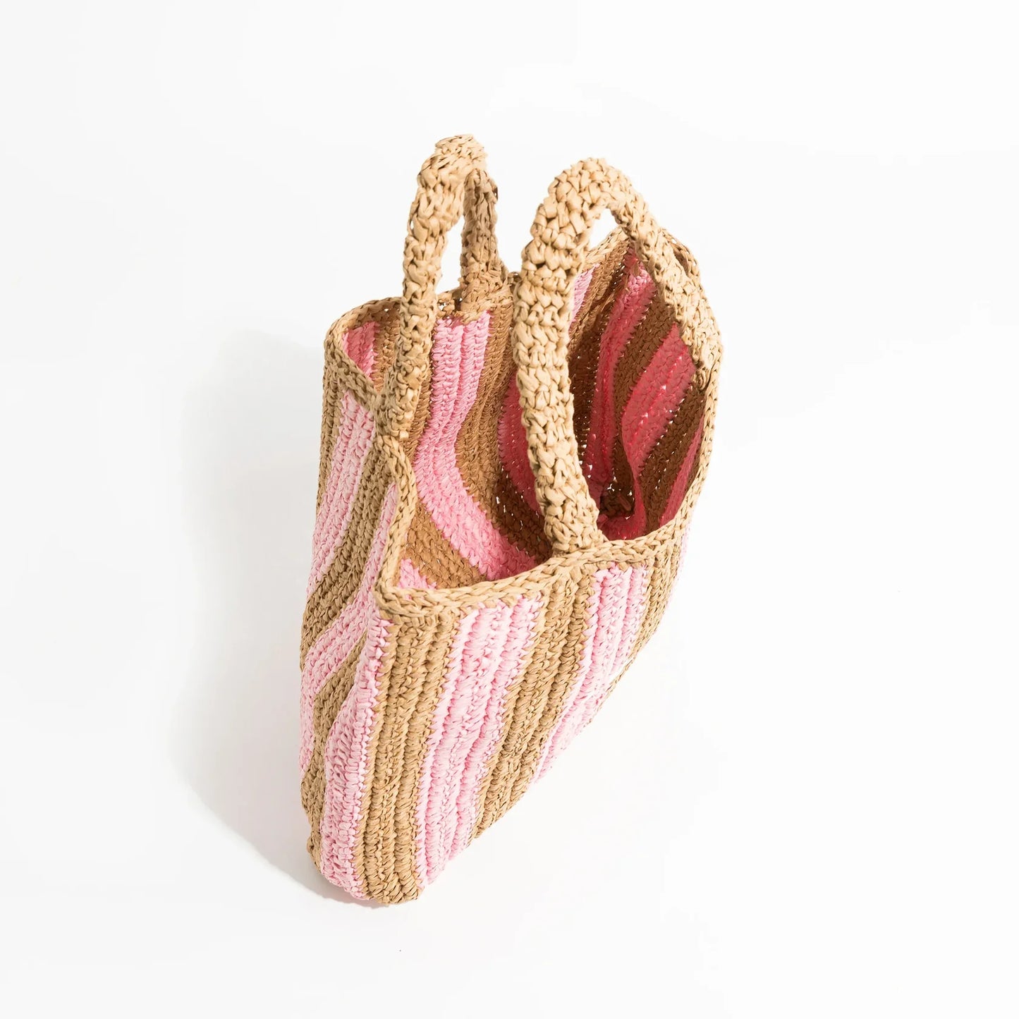 Handwoven Straw Beach Tote